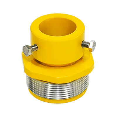 Frangible coupling elevated heliport lights