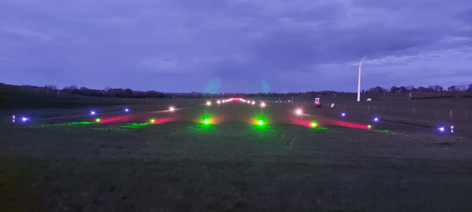 slemish airfield runway lights