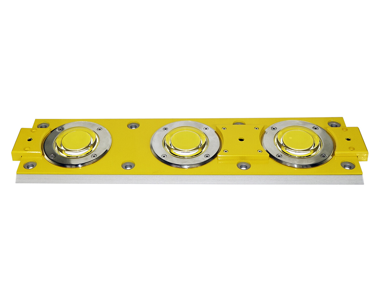 Helideck lighting panels for offshore platforms with 3 modules, 