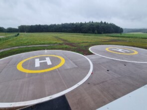 air ambulance cosford heliport