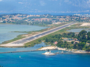 corfu airport runway
