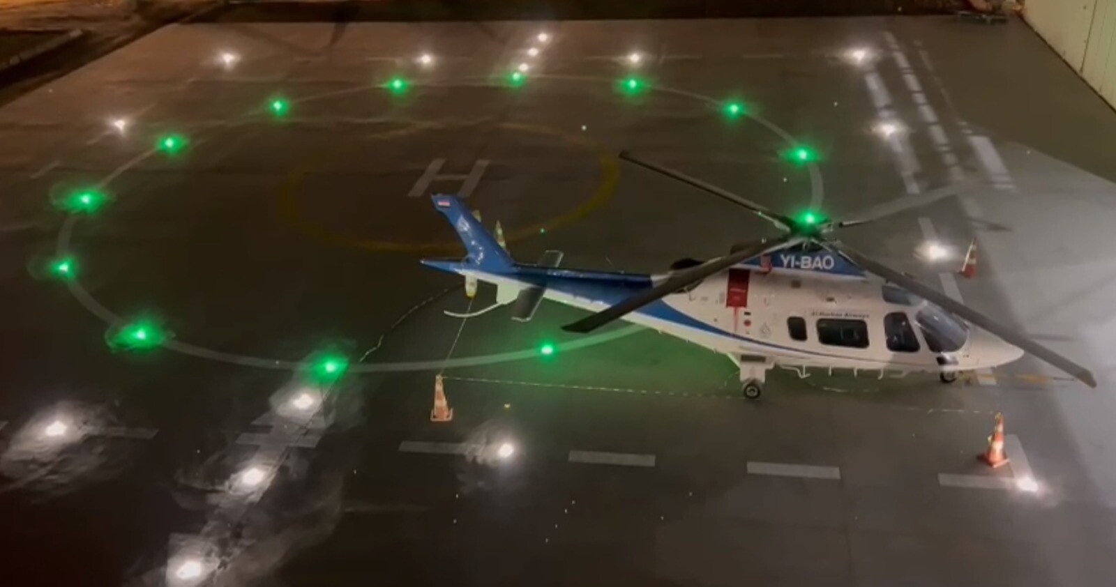 iraq - al burhan heliport lighting system