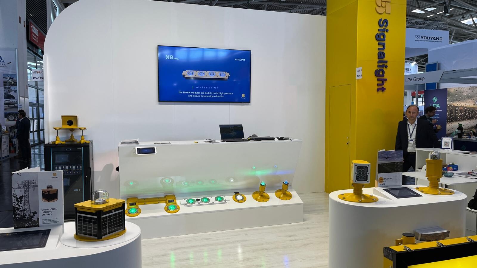 Signalight stand at Inter Airport Europe 2025