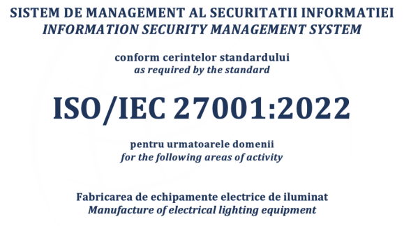 Signalight ISO 27001:2022 certificate Signalight ISO 27001:2022 certificate